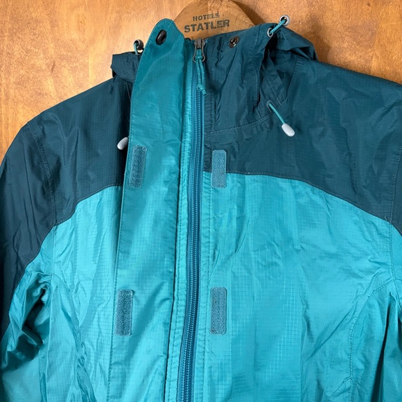 L.L. Bean Women's TEK Rain Jacket Windbreaker Raincoat Hooded Hiking Gorpcore - Picture 9 of 13